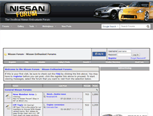 Tablet Screenshot of nissanforum.com